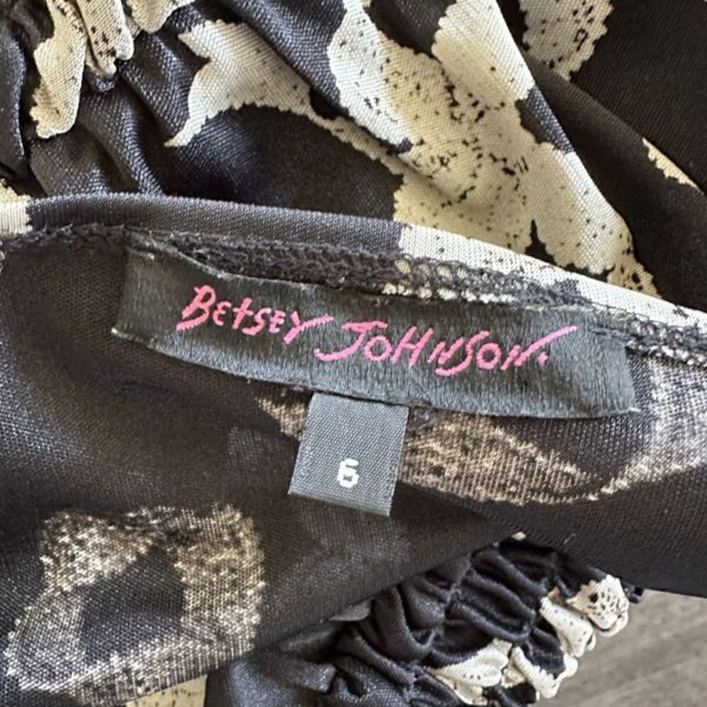 Betsey Johnson Vintage Y2K Lace Up Mini Dress 6‎ - Picture 4 of 13